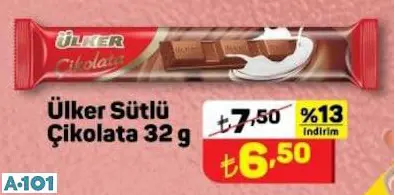 ÜLKER SÜTLÜ ÇİKOLATA